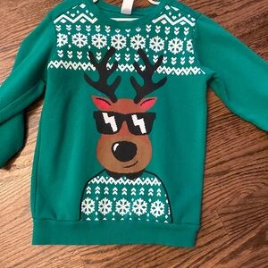 Carters reindeer Christmas sweatshirt for boys